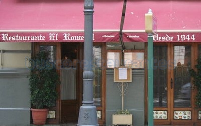 Restaurante El Romeral.  Valencia.