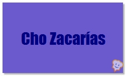 Restaurante Cho Zacarías