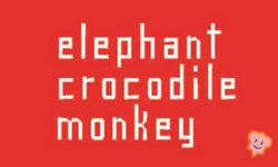 Restaurante Elephant, crocodile, monkey