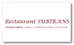 Restaurante Subirans